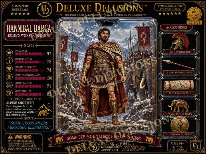 Hannibal Barca cosplay reference card
