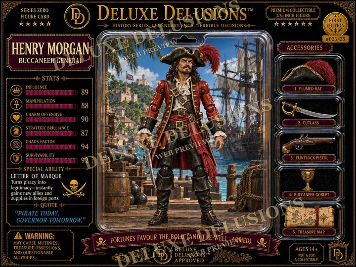 Henry Morgan cosplay reference card