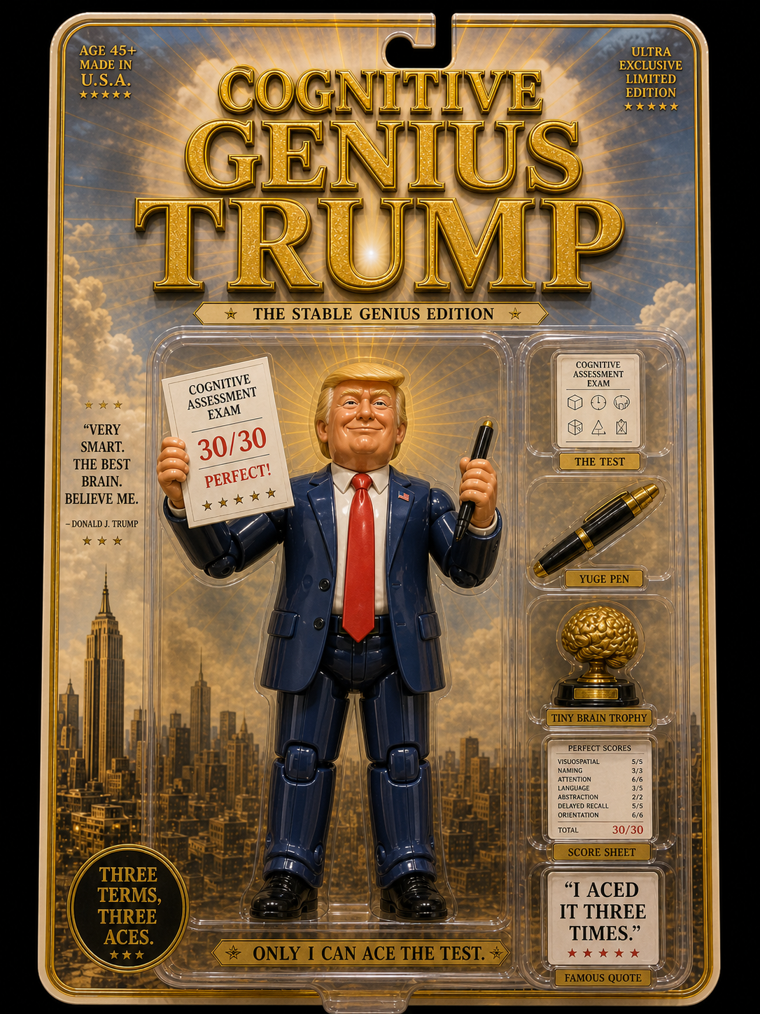 Cognitive Genius collectible toy packaging